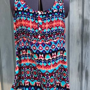 Patterned Tank Top